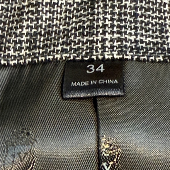 John Varvatos Charcoal Textured Blazer Size 34 - Picture 9 of 12